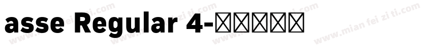 asse Regular 4字体转换